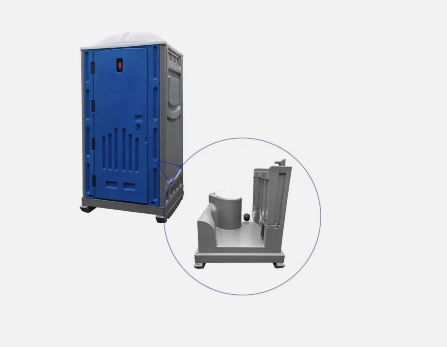 Portable Mobile Toilet Unit With Hand Washing Facility - Image 3