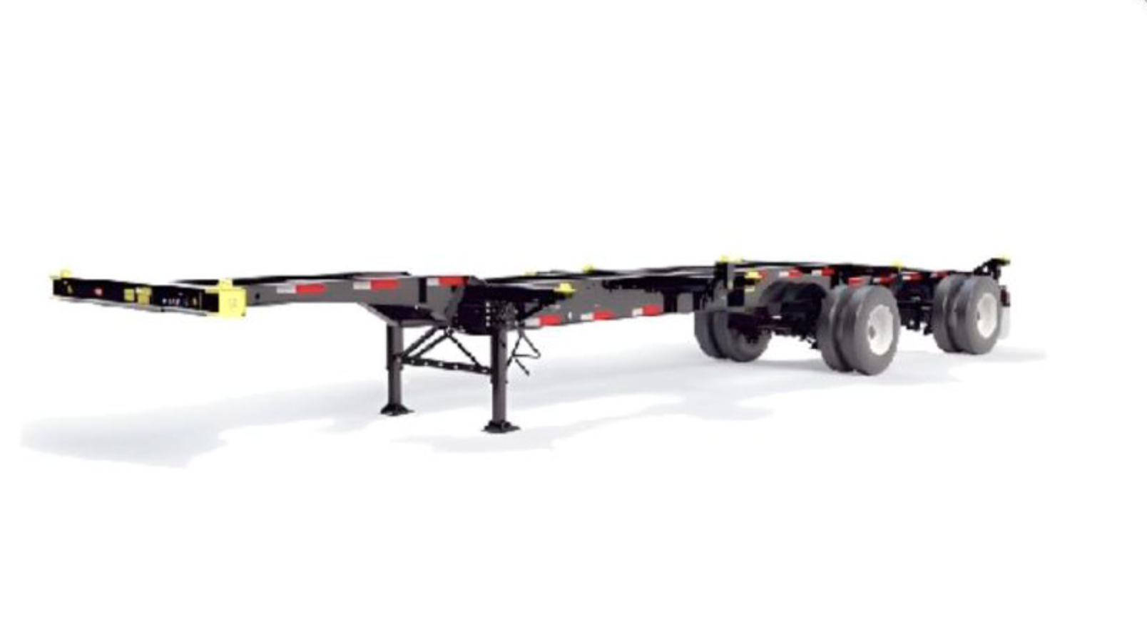 20–40 Ft Spread-Axle Slider Container Chassis