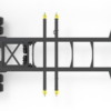 20–40 Ft Tridem Combo Slider Container Chassis