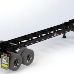 40ft 2-Axle Gooseneck Container Chassis – Heavy-Duty Container Transport Trailer